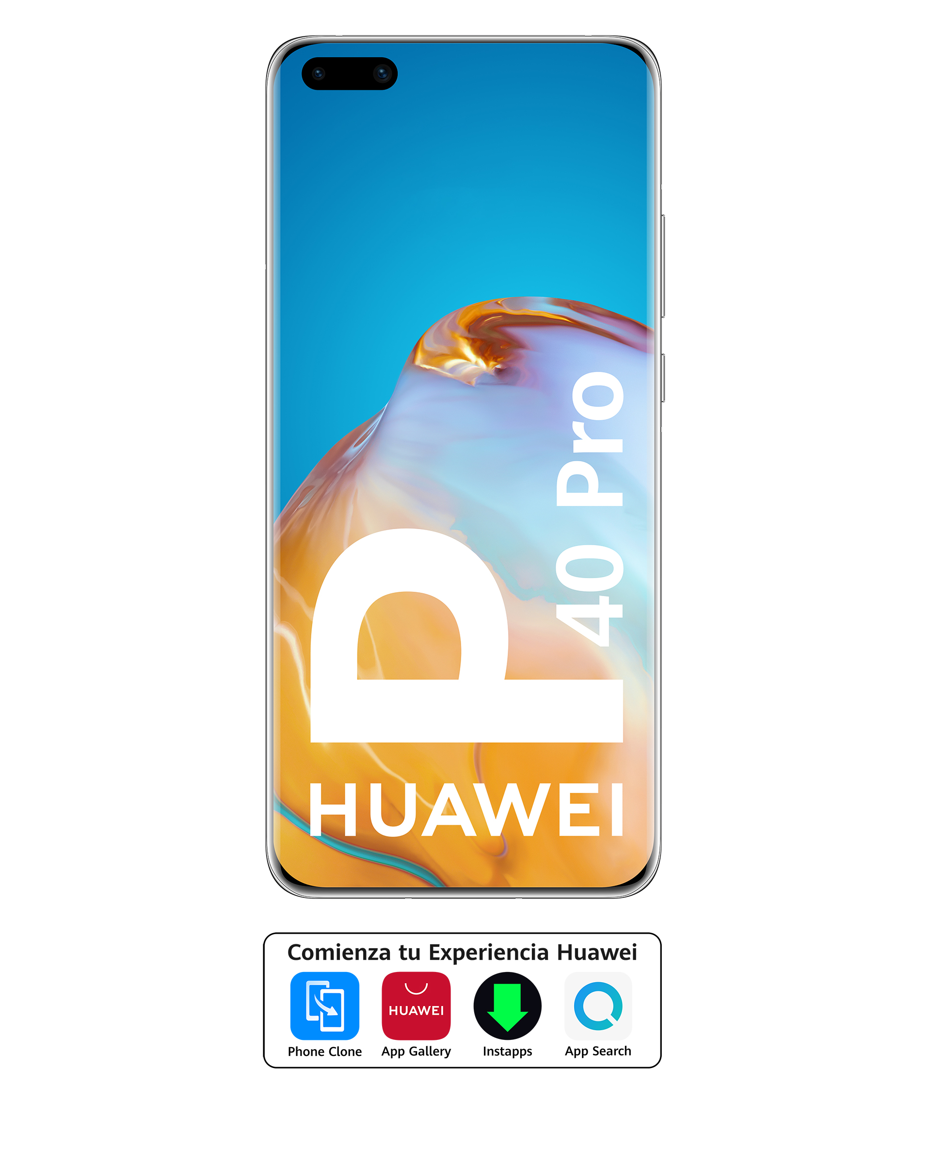 Móvil - Huawei P40 Pro, Plata, 256 GB, 8 GB, 6.58" FHD+, Kirin 990, 4200 mAh, 5G, Android
