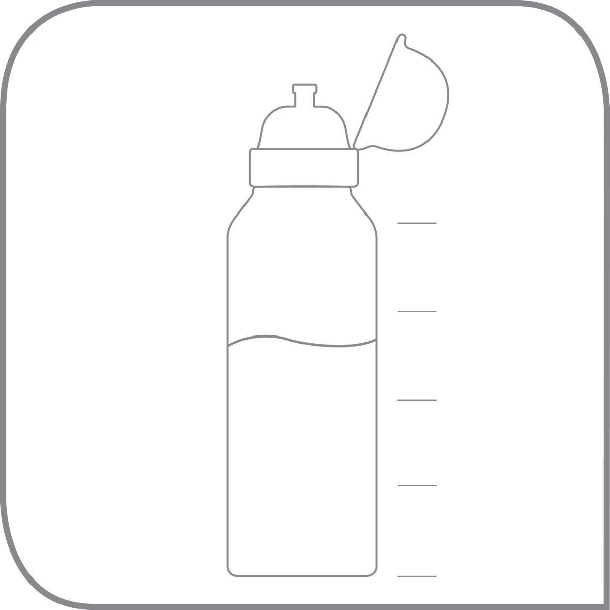 EMSA 518136 Pirate Lunchbox mit Trinkflasche Schwarz/Transparent