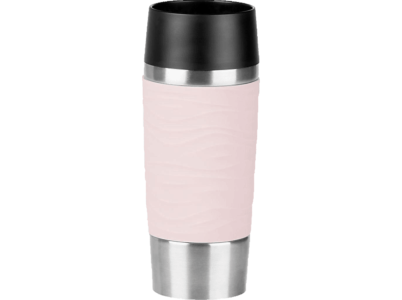 EMSA N2010600 Travel Mug Thermobecher Waves Puderrosa