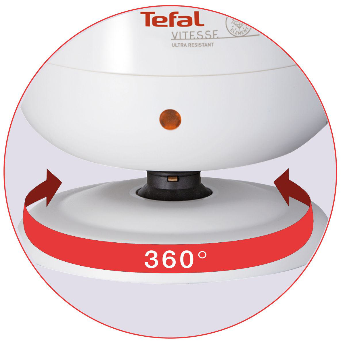 TEFAL BF 2130 Vitesse Diamond Wasserkocher, Weiß