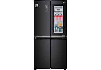 LG GC-Q22FTQKL F Enerji Sınıfı 530L No Frost InstaView Gardırop Tipi Buzdolabı Mat Siyah