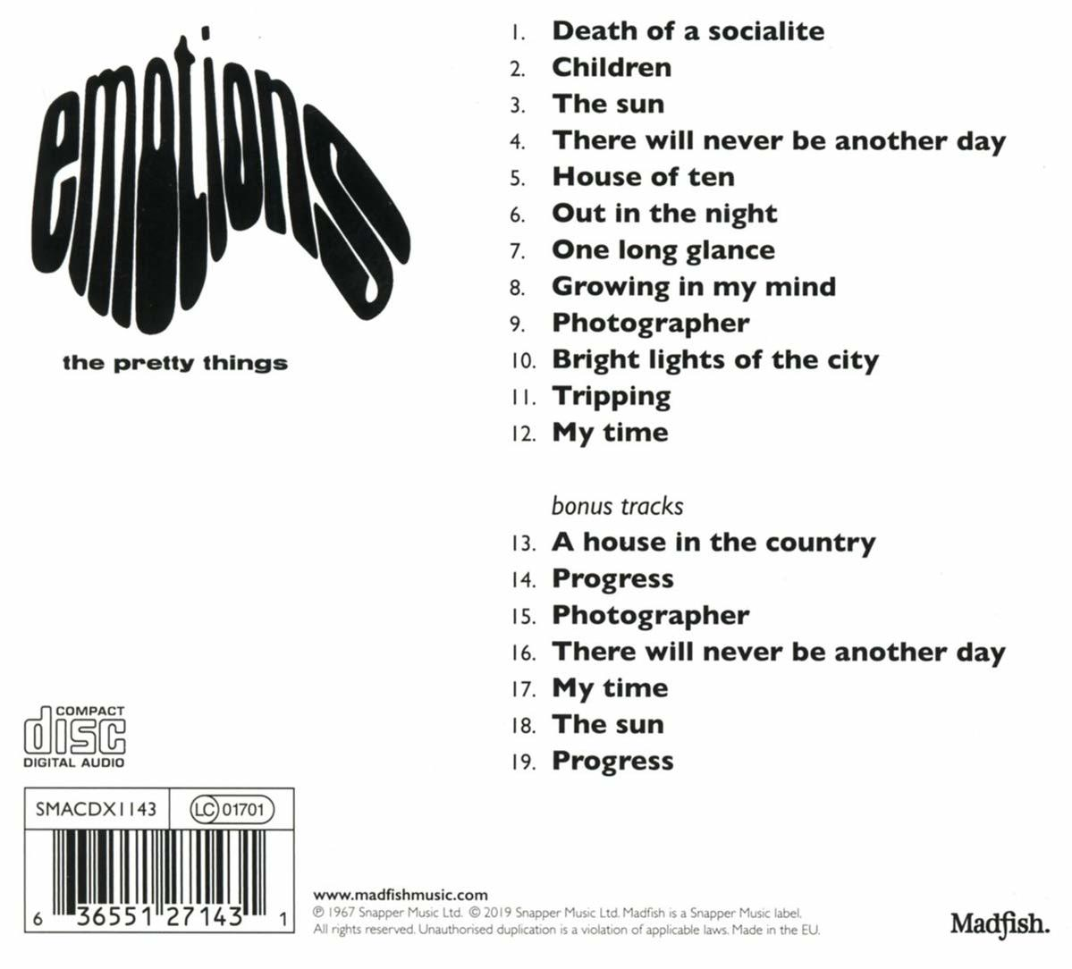 The Pretty Things - Emotions  - (CD)