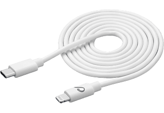 CELLULARLINE USBDATAC2LMFI3MW - USB-C zu Lightning Kabel (Weiss)