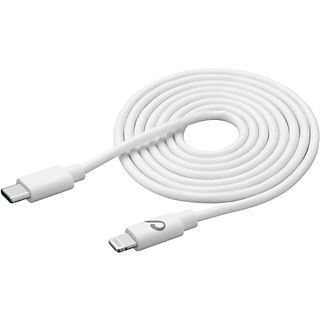 CELLULAR LINE USBDATAC2LMFI3MW - Câble USB-C vers Lightning (Blanc)