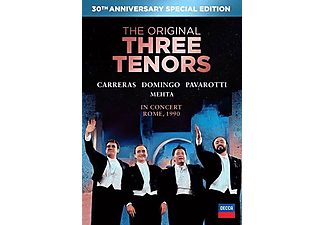 José Carreras, Plácido Domingo, Luciano Pavarotti - A három tenor koncert, Róma, 1990 (30. évforduló) (DVD + CD)