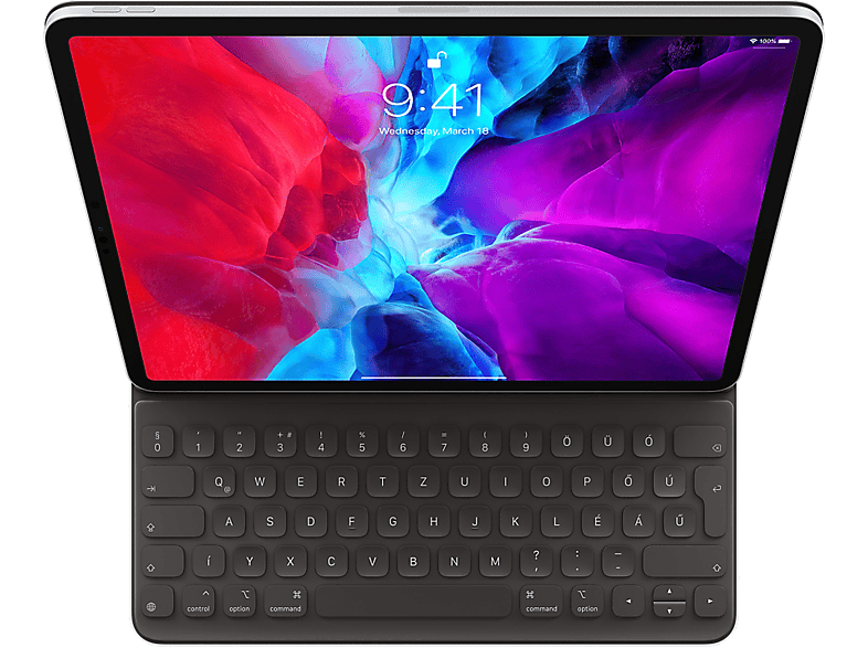 APPLE Smart Keyboard Folio billentyűzetes tok 12.9" iPad Pro készülékhez (3./4./5. generációs), magyar (mxnl2mg/a)