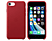 APPLE iPhone SE bőr tok, piros