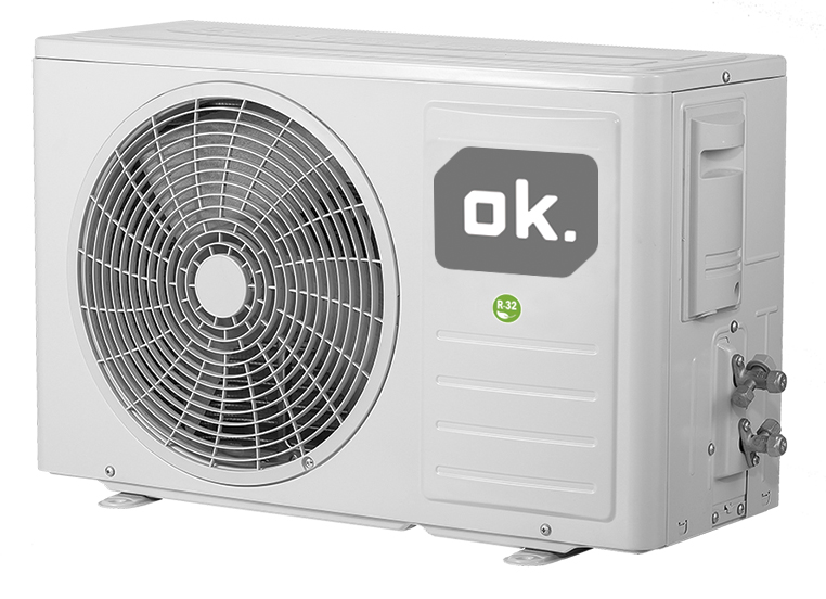 Aire acondicionado - OK OAC 4251 A2, 3400 W, 3010 frig/h, Clase A++, Blanco