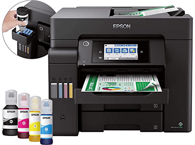 Impresora Multifunción Epson Ecotank Et 5800 Multifunción Wifi 4800 X 2400 Dpi 32 Ppm A4 Negro 9038