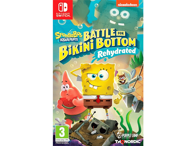 Nintendo Switch Bob Esponja Battle for Bikini Bottom Rehydrated