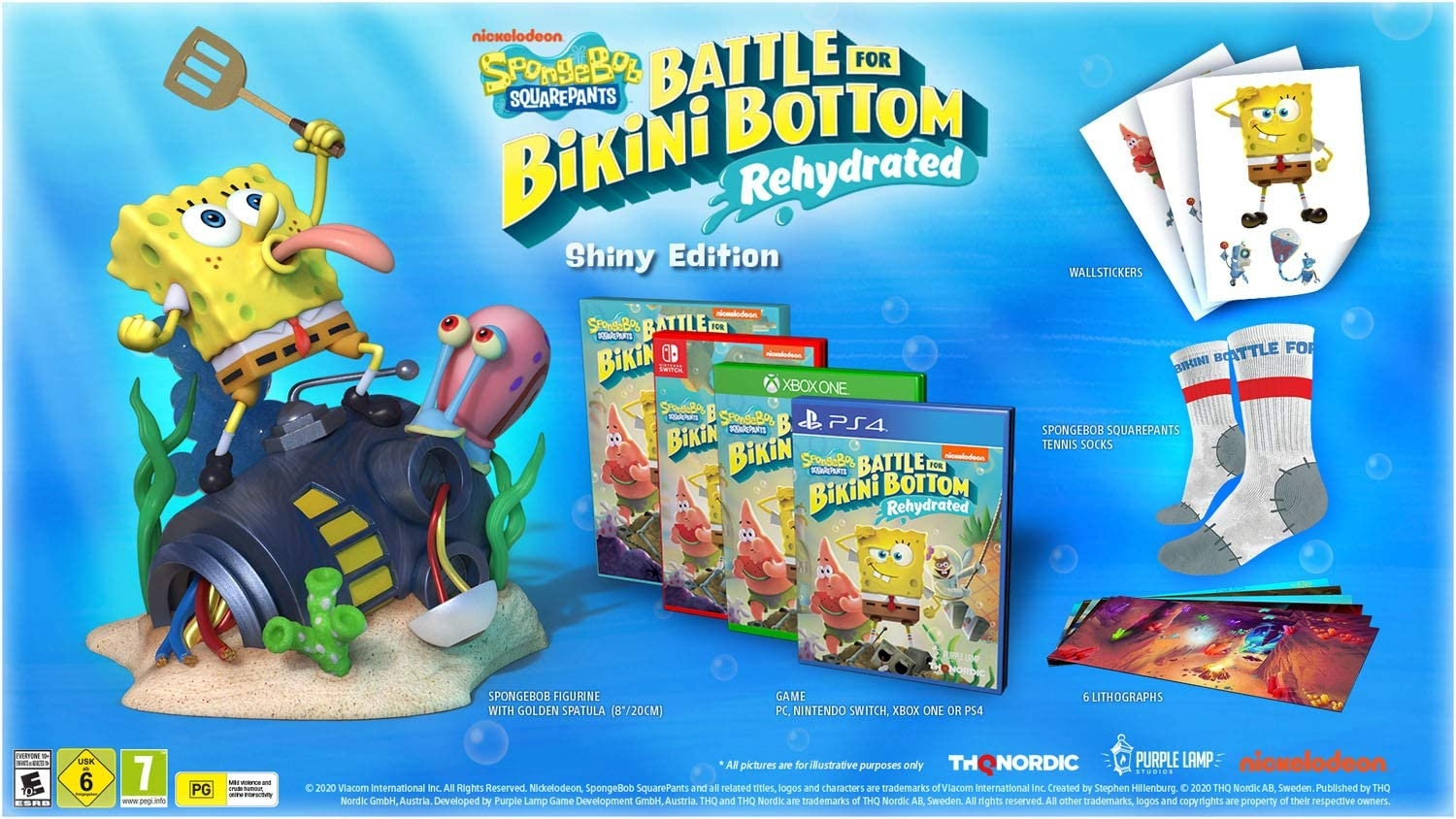 Nintendo Switch Bob Esponja Battle for Bikini Bottom Rehydrated (Ed. Shiny)