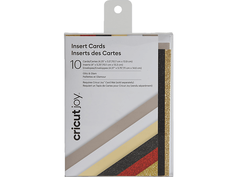 CRICUT Joy Kartenset Glitzer & Glam Grußkarten