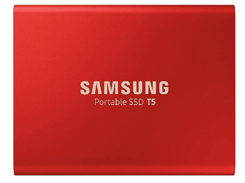 Disco duro SSD - Samsung MU-PA500R 500 GB + Gafas de sol, USB Tipo C, 3.1 (3.1 Gen 2), Rojo
