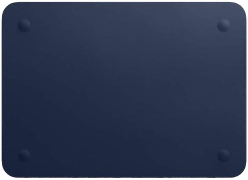 Navy blue rectangle, rounded corners, four black dots at corners.