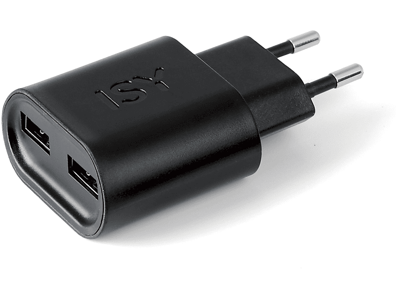 ISY IW-5000-1 Ladegerät, USB-A, Schwarz