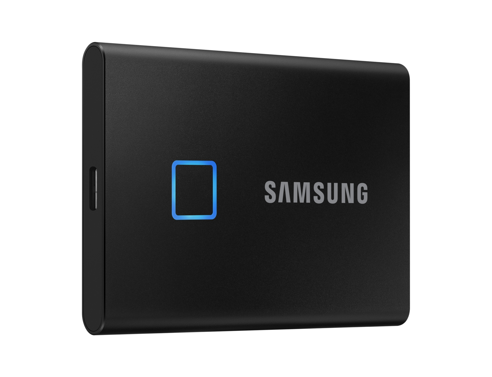 Disco duro SSD - Samsung T7 Touch, 500 GB, USB Tipo C, SSD, Negro