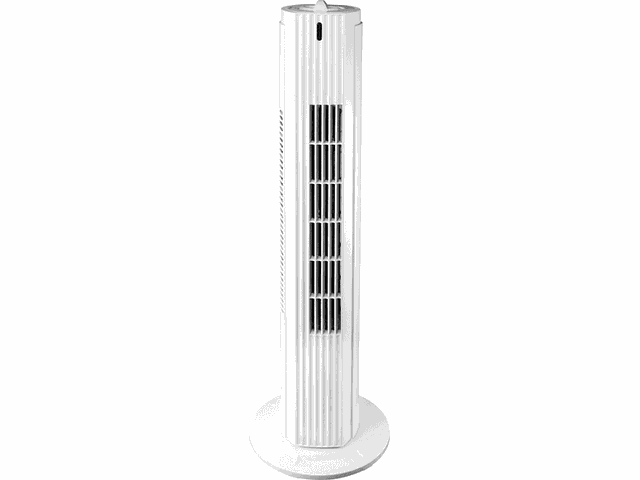 Ventilador de torre - OK OTF 5321 W, De torre, 3 niveles, 30W, Oscilante, Blanco