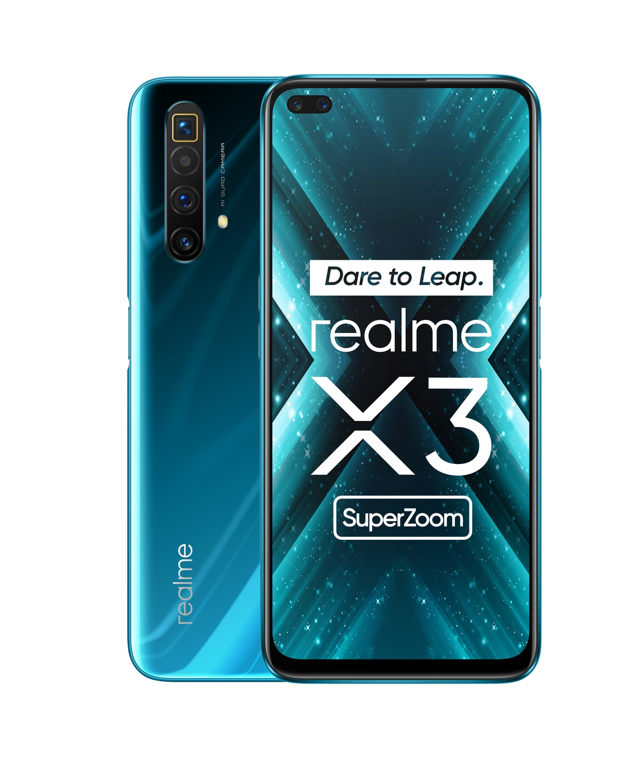 Móvil - realme X3 SuperZoom, Azul, 256 GB, 12 GB, 6.6" Full HD+, Qualcomm® Snapdragon™ 855+, 4200 mAh, Android