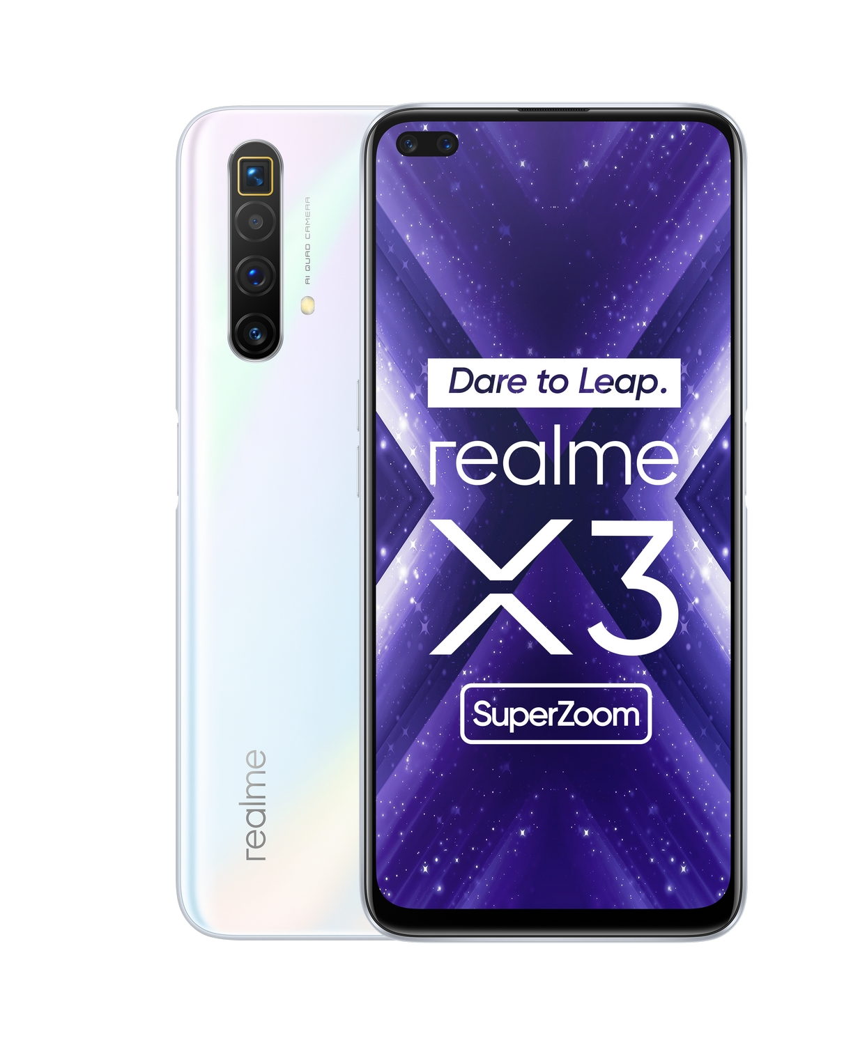 Móvil - realme X3 SuperZoom, Blanco, 256GB, 12GB, 6.6" Full HD+, Qualcomm® Snapdragon™ 855+, 4200 mAh, Android