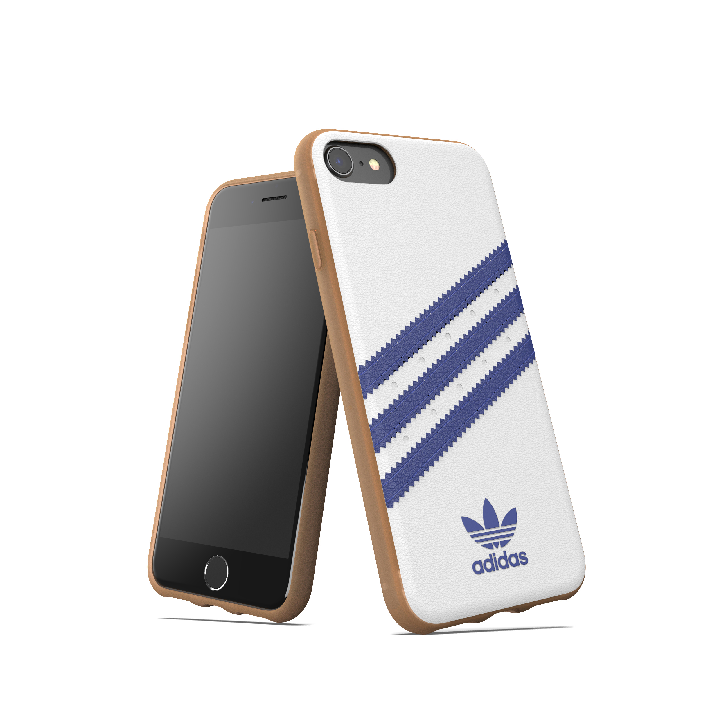 ADIDAS ORIGINALS OR Moulded Case, Backcover, Apple, iPhone SE (2020), iPhone 6, iPhone 7, iPhone 8, Weiß/Blau