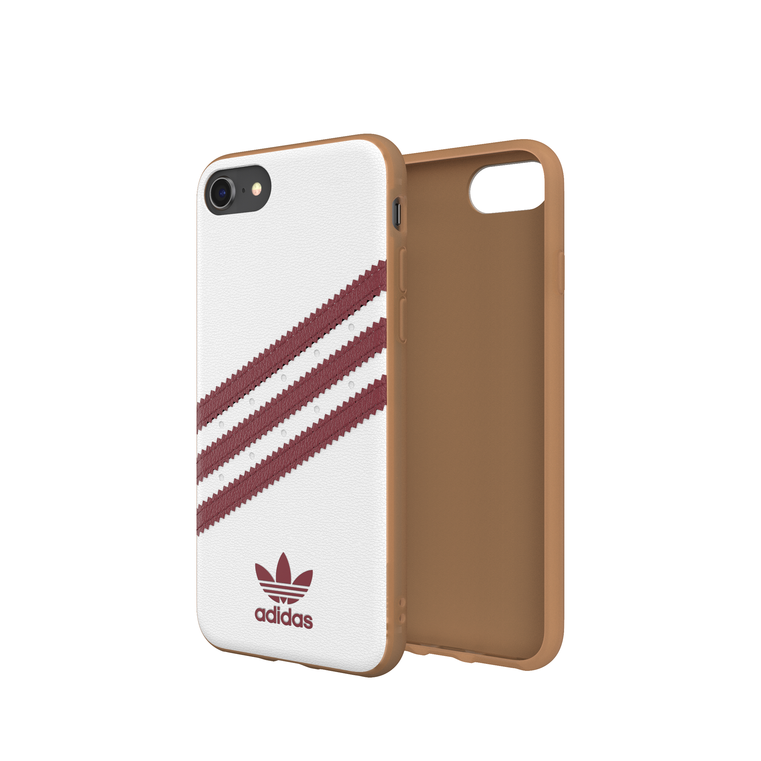 ADIDAS ORIGINALS OR Moulded Case, Backcover, Apple, iPhone SE (2020), iPhone 6, iPhone 7, iPhone 8, Weiß/Rot