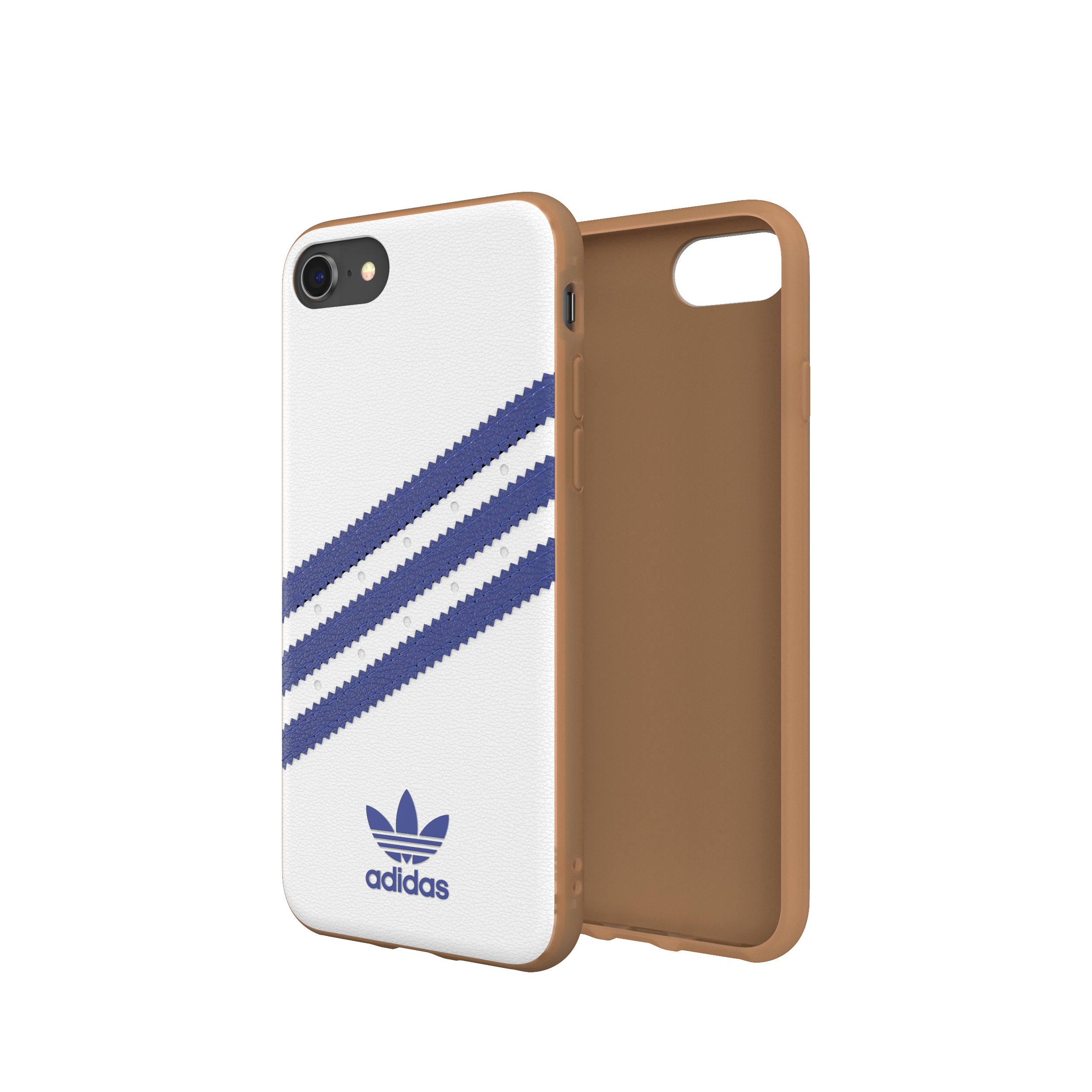 ADIDAS ORIGINALS OR Moulded Case, Backcover, Apple, iPhone SE (2020), iPhone 6, iPhone 7, iPhone 8, Weiß/Blau