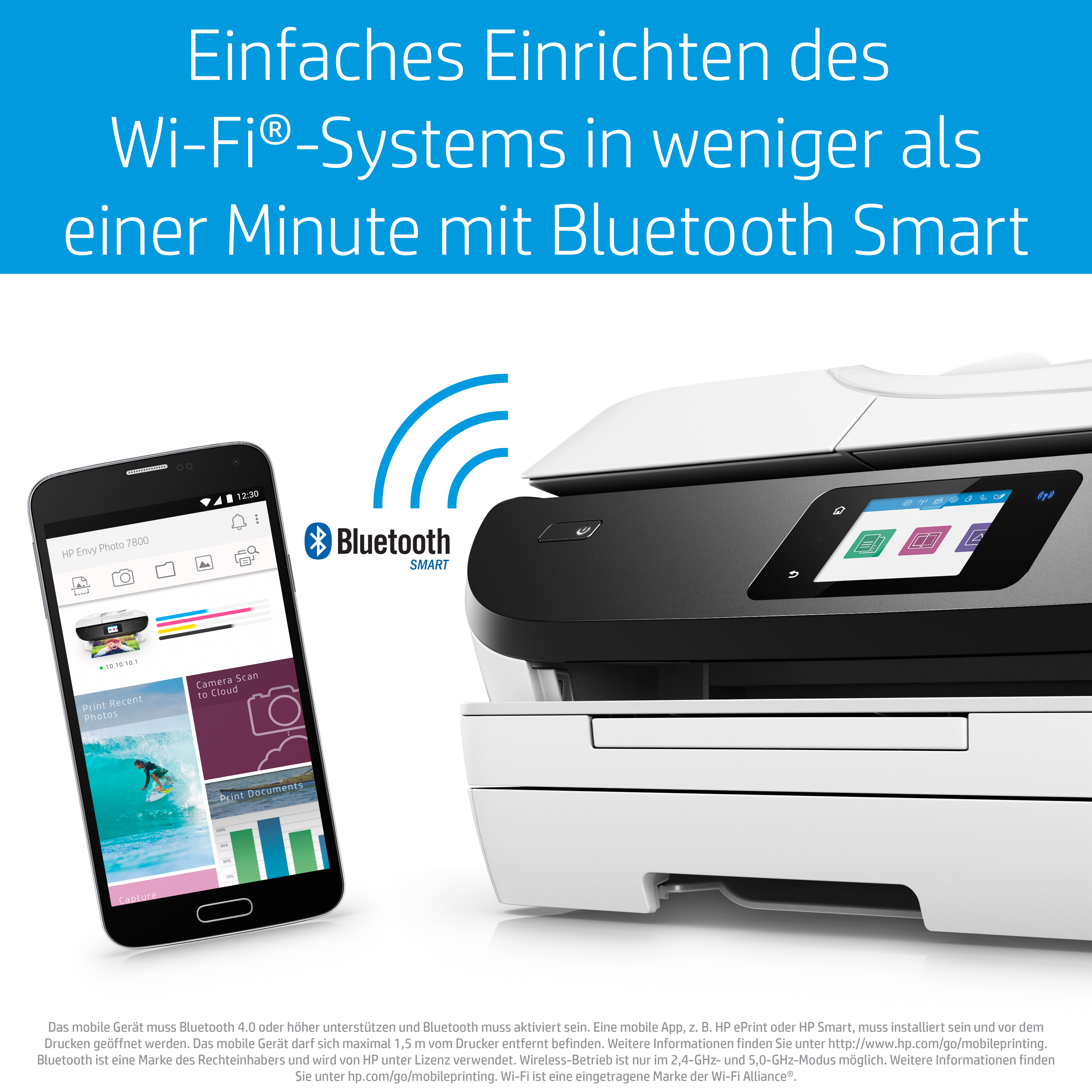 HP ENVY Photo 7830 (Instant Ink) 4-in-1 Multifunktionsdrucker