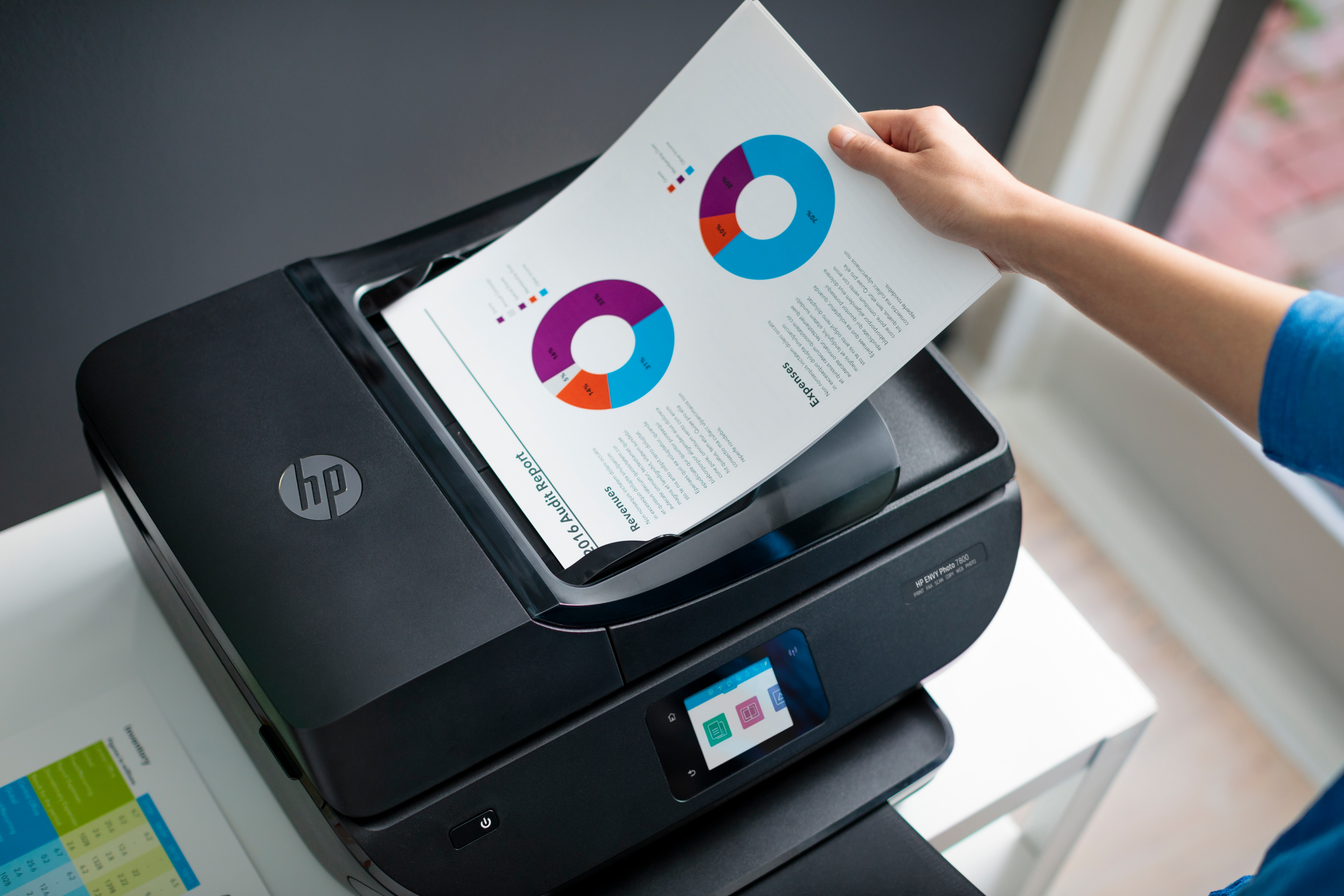 HP ENVY Photo Multifunktionsdrucker Netzwerkfähig Ink) 4-in-1 Inkjet Thermal (Instant 7830 WLAN