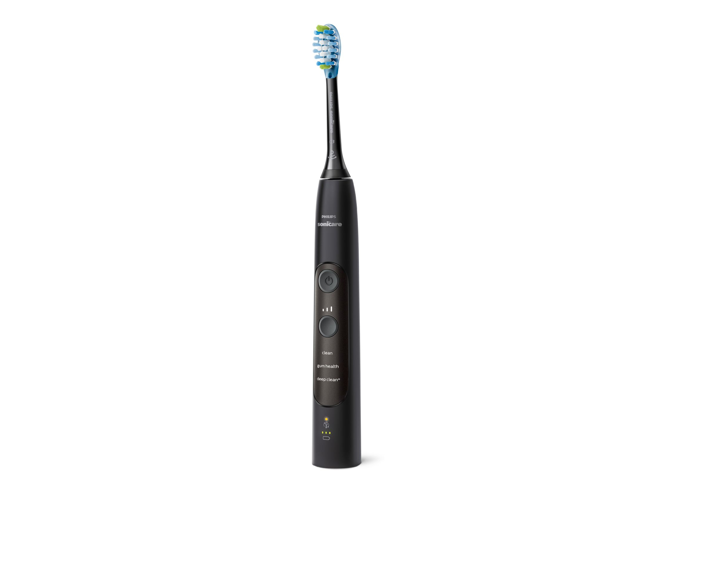 PHILIPS Sonicare HX9601/02 ExpertClean 7300
 Elektrische Zahnbürste Schwarz, Reinigungstechnologie: Schalltechnologie