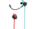 HORI Nintendo Switch - Gaming Earbuds Pro - Gaming Headset (Schwarz/Rot/Blau)