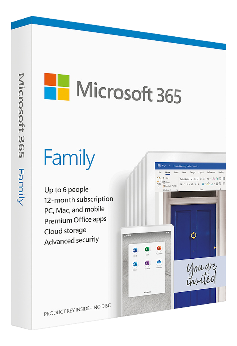Microsoft 365 Family - PC/MAC - English