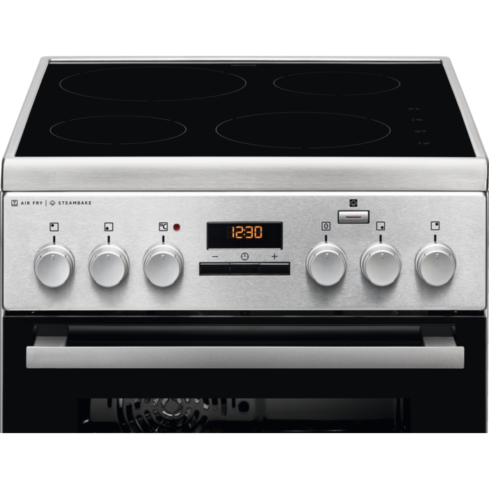 ELECTROLUX EKI54970OX PlusSteam kerámialapos indukciós tűzhely gőzfunkcióval, teleszkópos sütősín, katalitikus, AirFry