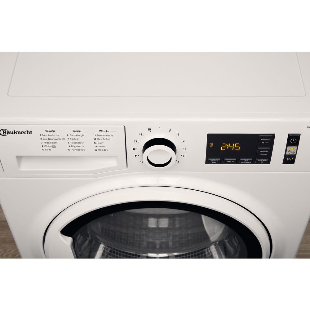 BAUKNECHT T SOFT M11 82WK DE Wärmepumpentrockner (8 kg, A++, Weiß)