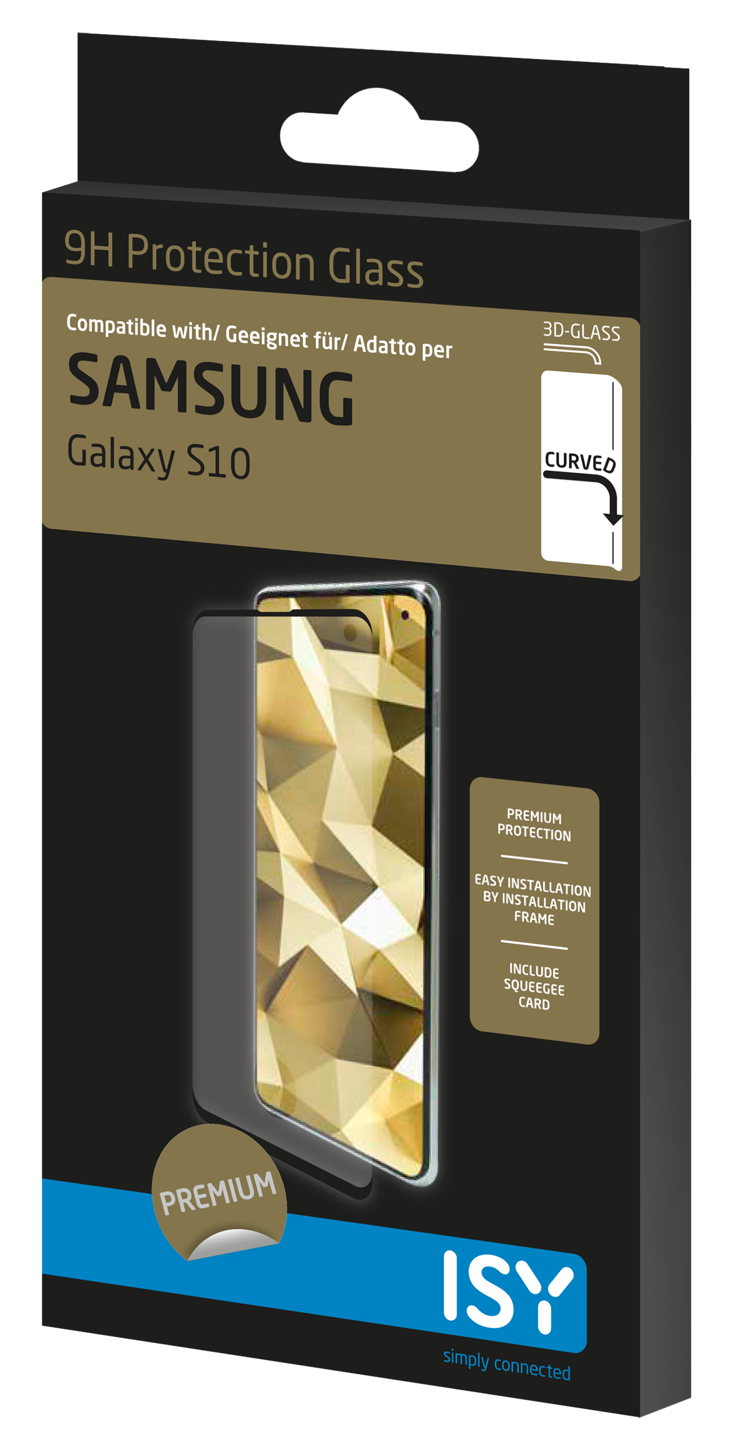 ISY Samsung Galaxy S10 Zwart
