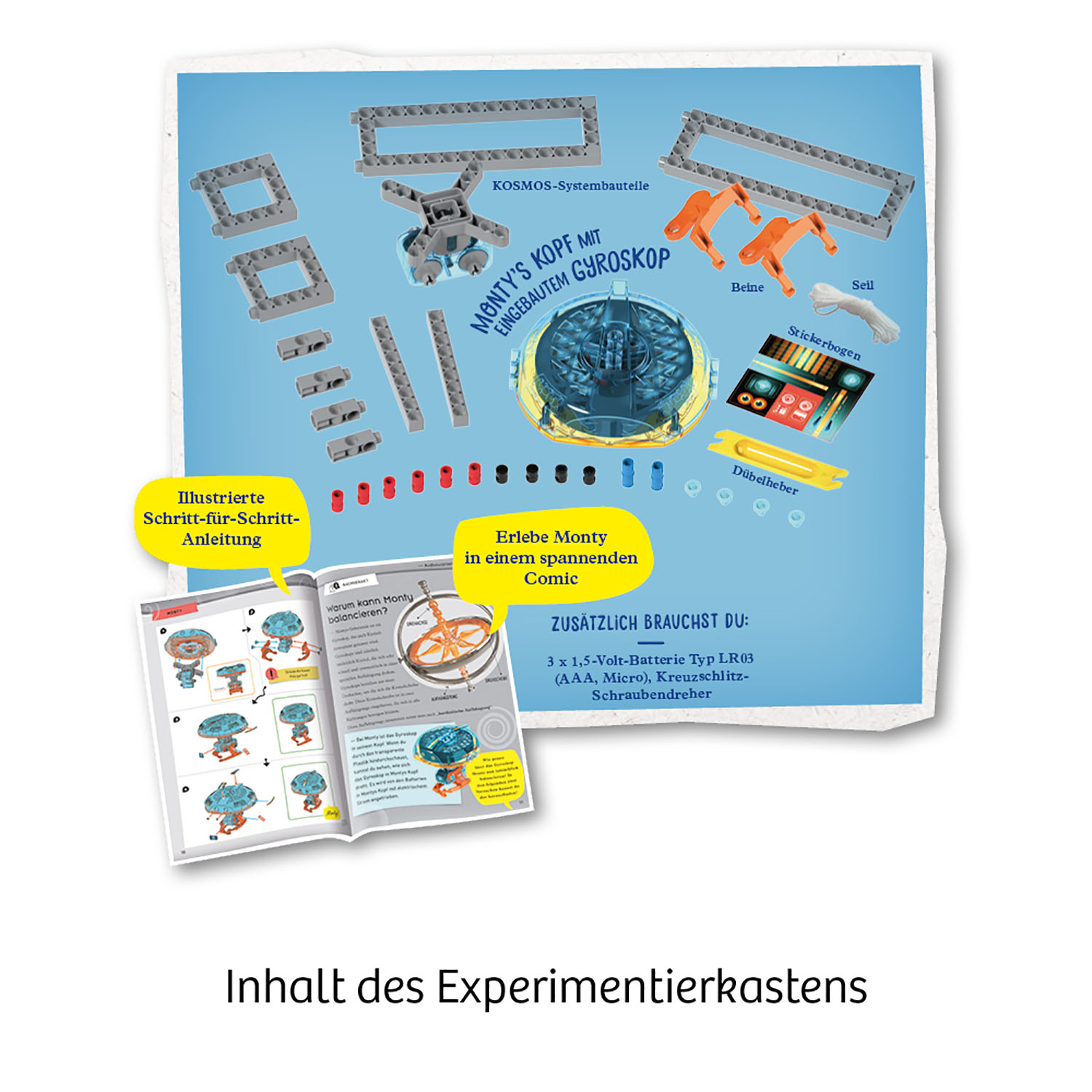 KOSMOS 620585 Proxi – micro:bit Programmier-Roboter mit 5 Sensoren, LED-Display, Bluetooth, Soundmodul, für Kinder 10-16 Jahre, Experimentierkasten und Roboter-Spielzeug | MINT