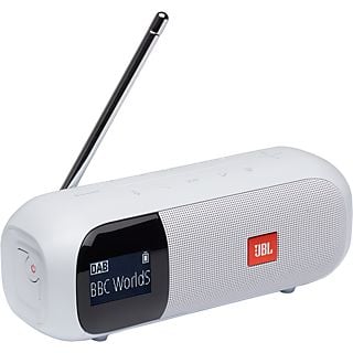 JBL Tuner 2 - Radio DAB (DAB, DAB+, FM, Blanc)