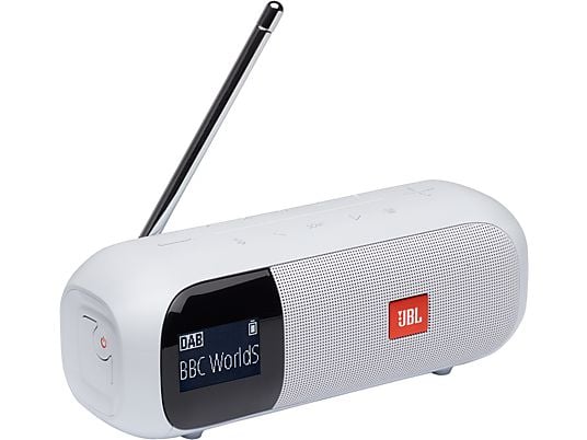 JBL Tuner 2 - DAB-Radio (DAB, DAB+, FM, Weiss)