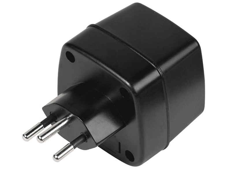 Vivanco 33504 Reisestecker Schweiz, Schuko Buchse - CH Stecker