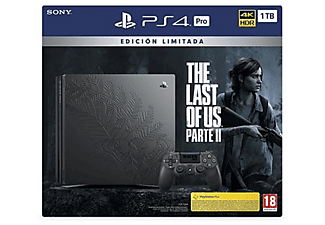 Consola - Sony PS4 Pro 1 TB, DualShock4, USB 3.0, HDMI, + The Last of Us Parte II (Ed. Limitada)