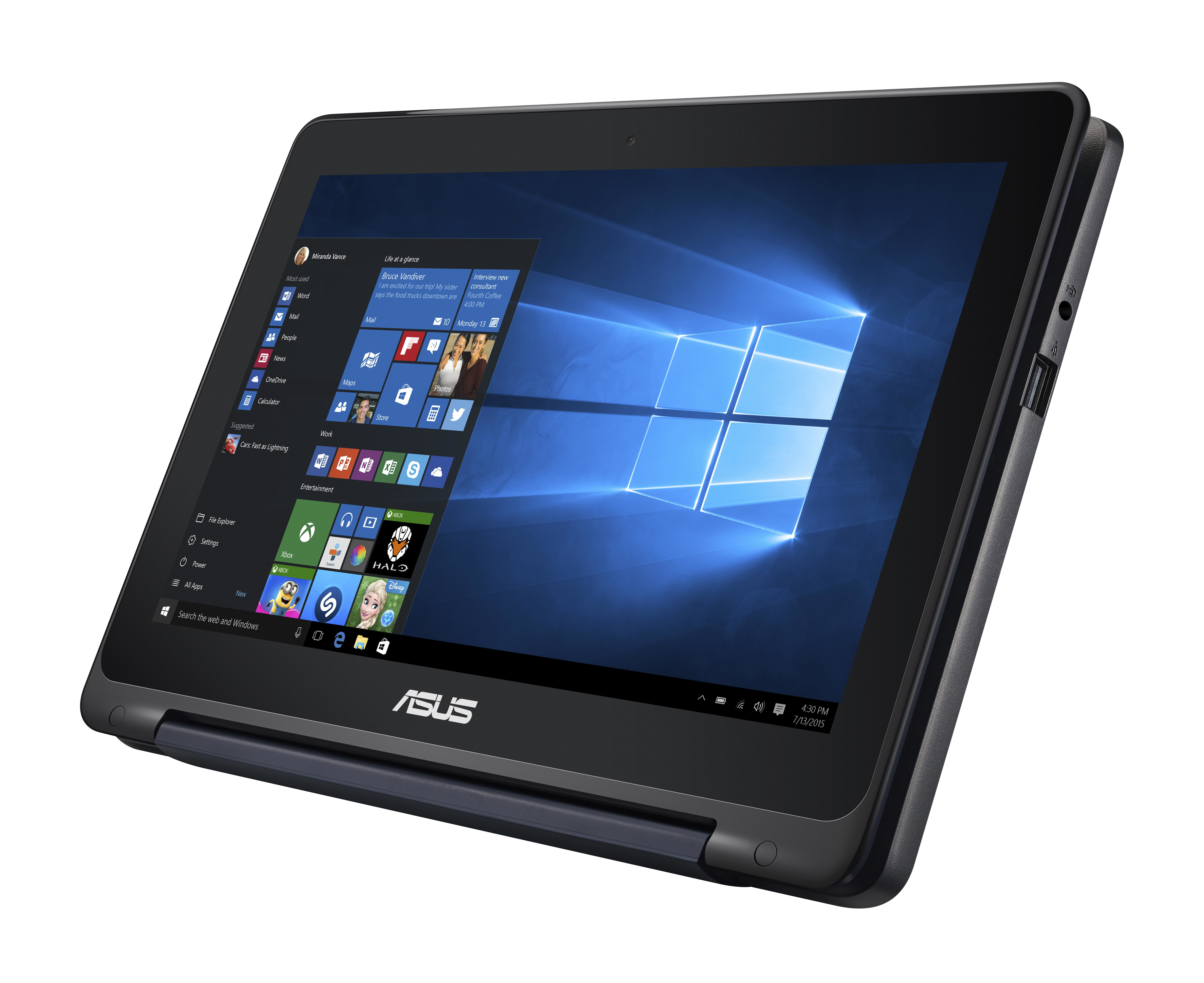 ASUS TP200SA-FV0110T 11.6" Dokunmatik Ekran Intel Celeron N3050 1.6 GHz 4GB 32GB Windows 10 Laptop