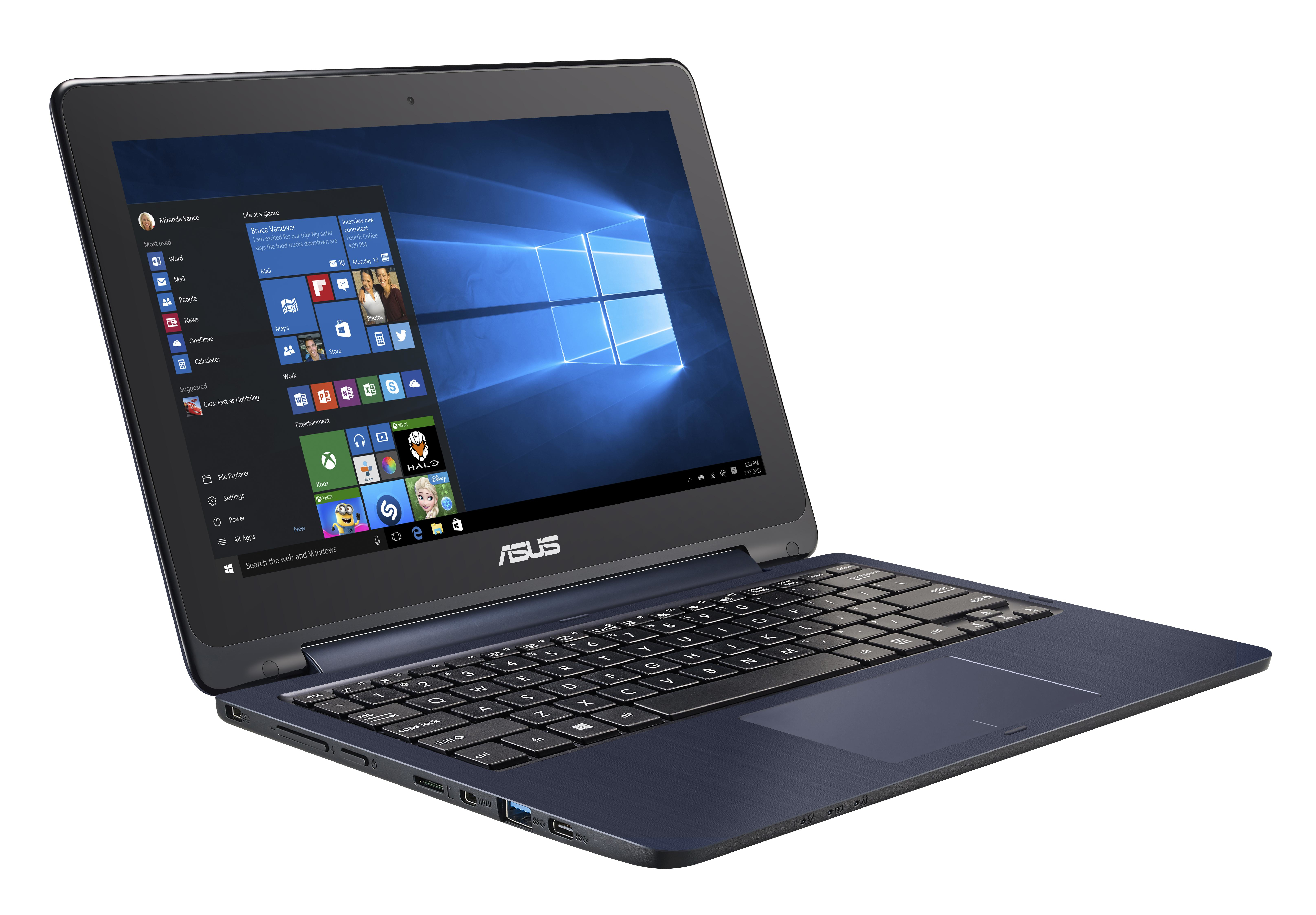 ASUS TP200SA-FV0110T 11.6" Dokunmatik Ekran Intel Celeron N3050 1.6 GHz 4GB 32GB Windows 10 Laptop