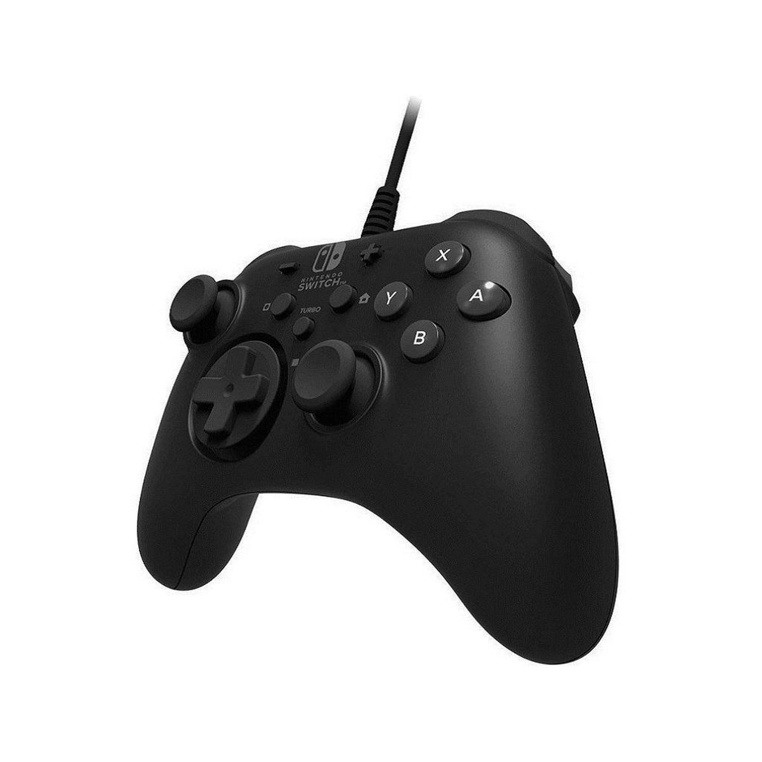 Mando Nintendo Switch - PDP Horipad, Para Nintendo Switch, Cable, Función turbo, Negro