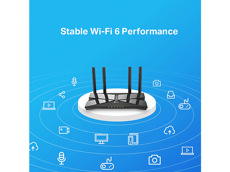 TP-LINK WLAN Router Archer AX10, AX1500, Schwarz — Foto 3 von 5