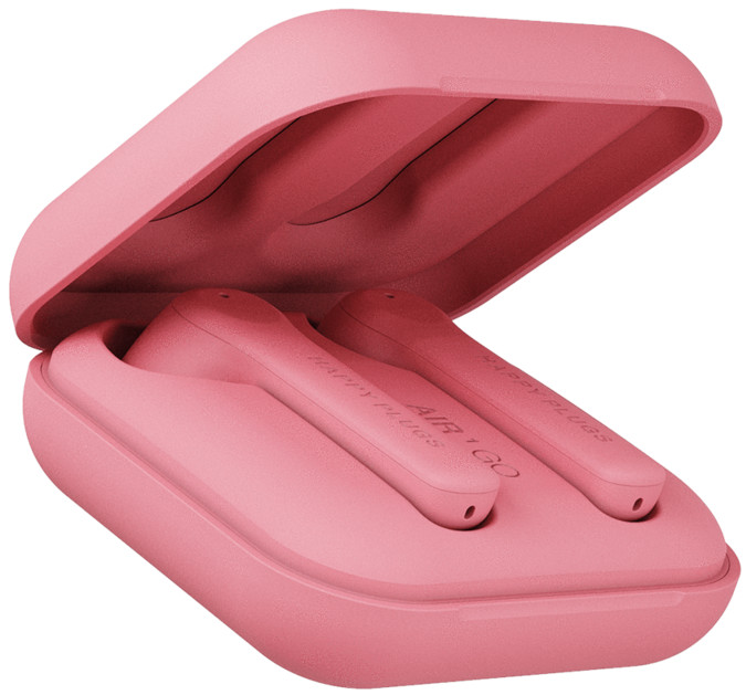 HAPPY PLUGS Écouteurs sans fil Air 1 Go Peach (7350090769718) In-ear Oreillettes sans fil Rose