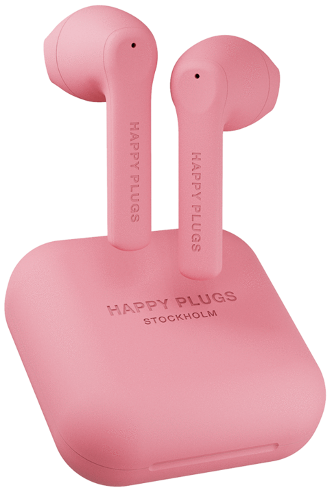 HAPPY PLUGS Écouteurs sans fil Air 1 Go Peach (7350090769718) In-ear Oreillettes sans fil Rose