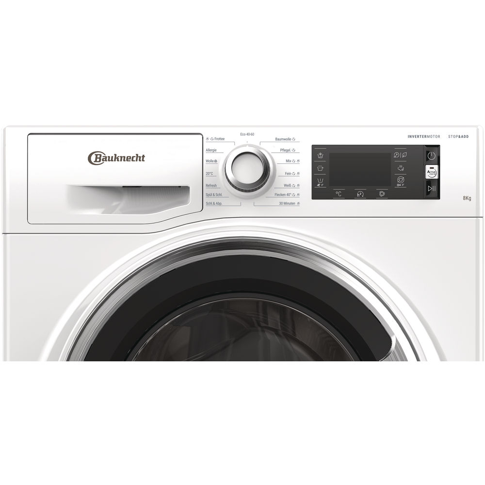 BAUKNECHT WM ELITE 816 C Waschmaschine (8 kg, 1551 U/Min., D)