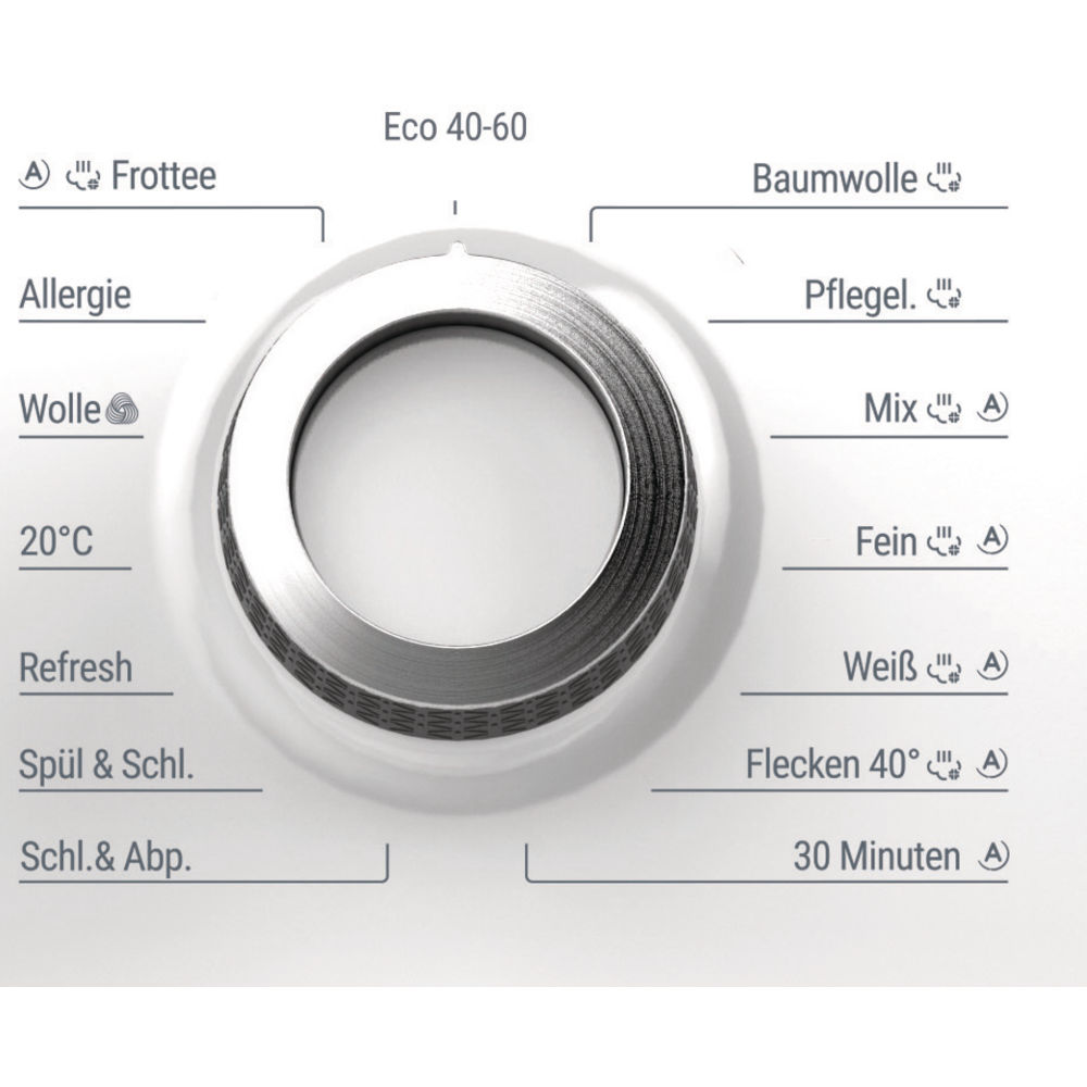 BAUKNECHT WM ELITE 816 C Waschmaschine (8 kg, 1551 U/Min., D)