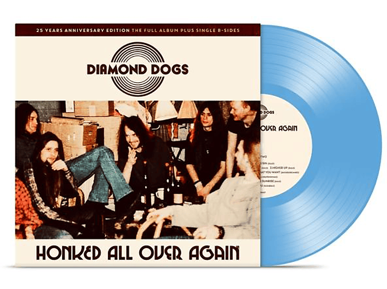Diamond Dogs (BLUE) AGAIN - (Vinyl) ALL OVER HONKED 