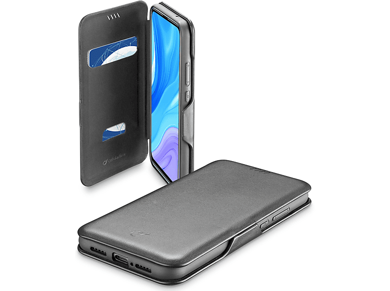 Cellularline - Huawei P smart pro, hoesje book clutch, zwart