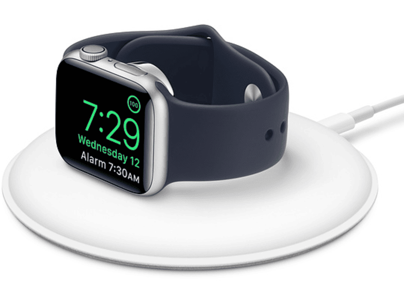 Bijdrage sticker Expertise APPLE Draadloze oplader voor Apple Watch Wit (MU9F2ZM/A)